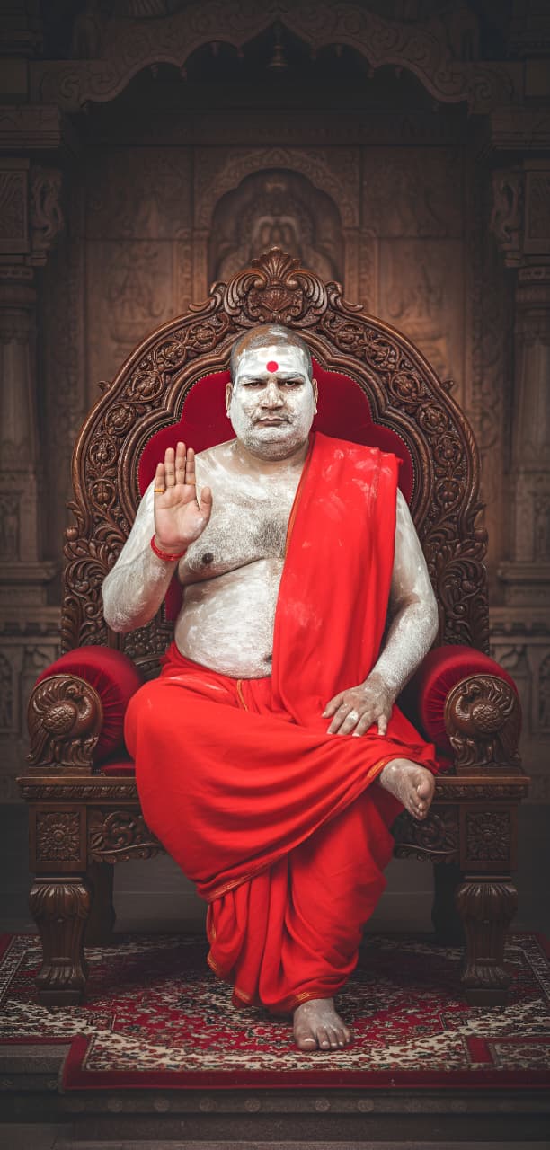 श्रद्धालुओं संग सत्संग